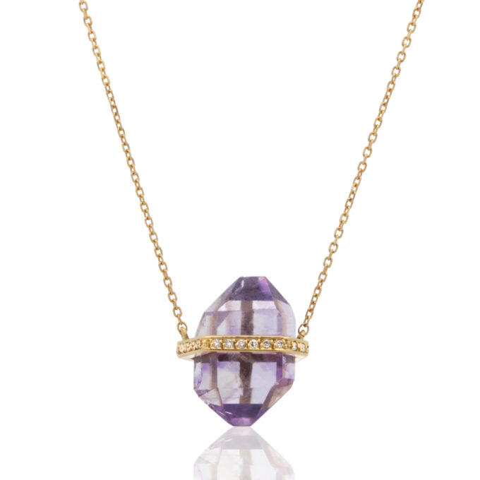 Colar Ametista Small Gold