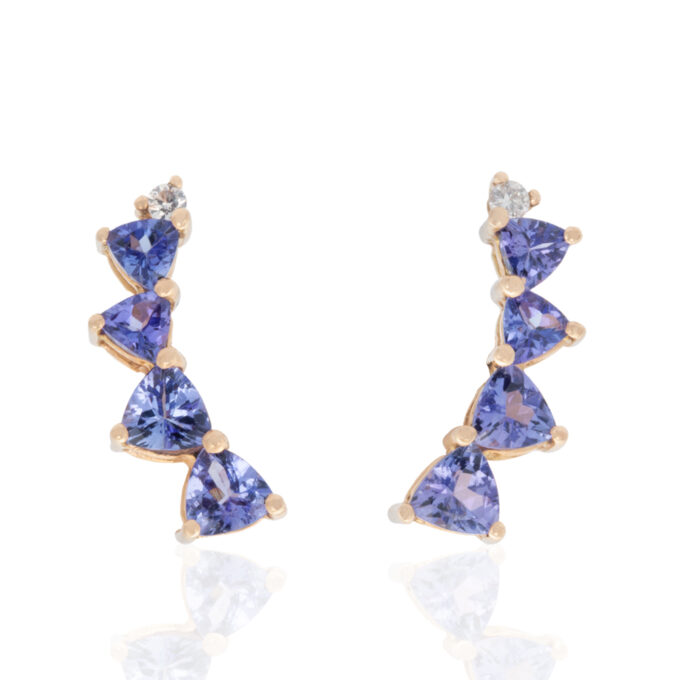 Brinco Ear Cuff Tanzanita