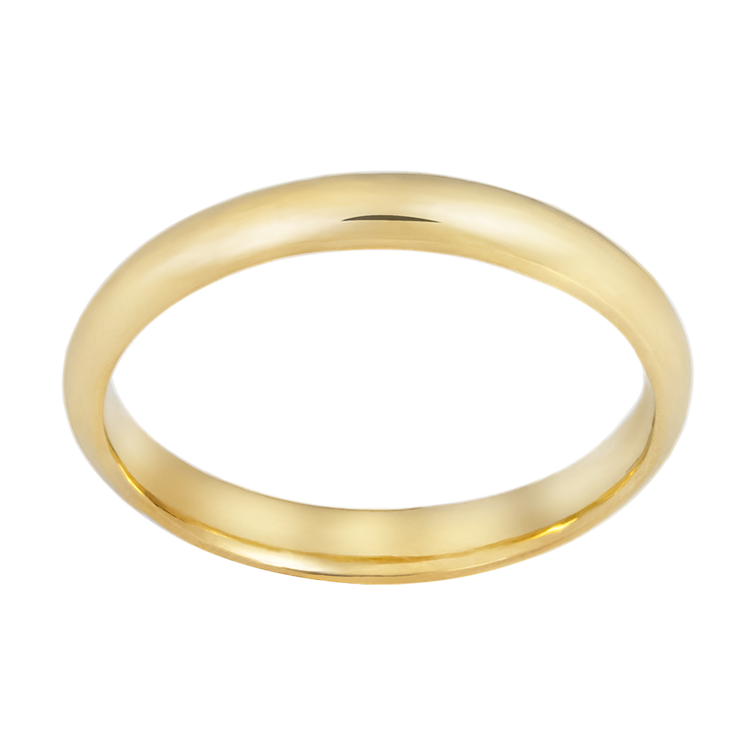Cod. AL30001
Par de alianças arredondadas em ouro amarelo maciço de 3mm.
Para melhor acomodação o interno deste modelo é anatômico.